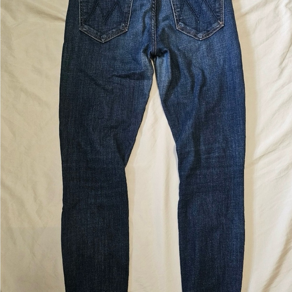 Mother jeans high waisted looker ankle fray size 26